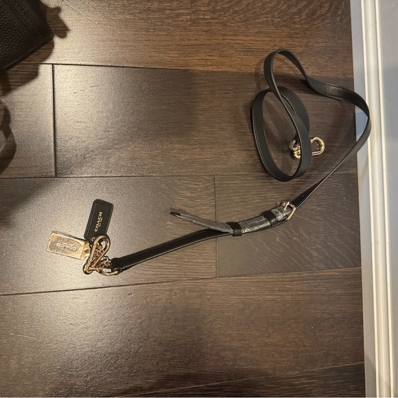 🍀Coach Black Leather Satchel - Picture 12 of 12